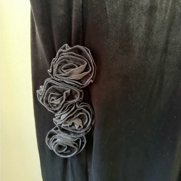 Amanda Uprichard Wolfe Gown in Black Velvet - Picture 5 of 6